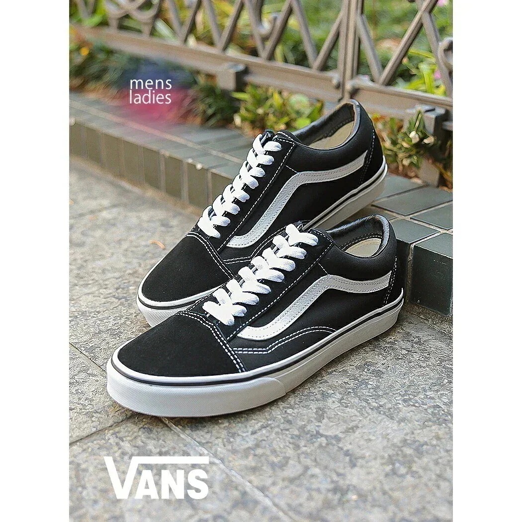 VANS バンズ オールドスクール スニーカー OLD SKOOL "BLACK WHITE" ( メンズ ヴァンズ 黒 ブラック 白 ホワイト 国内正規品 VN000D3HY28 )