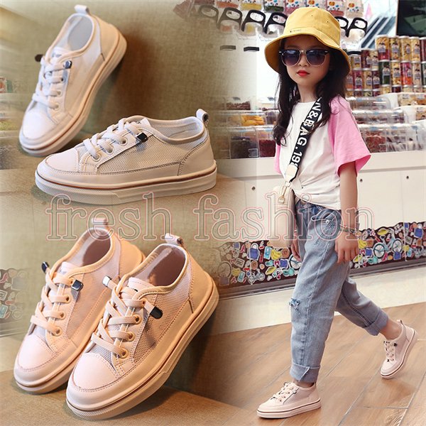 スニーカー キッズ 16 おしゃれ ベビー シューズ メッシュ 夏 男の子 女の子 マジックテープ