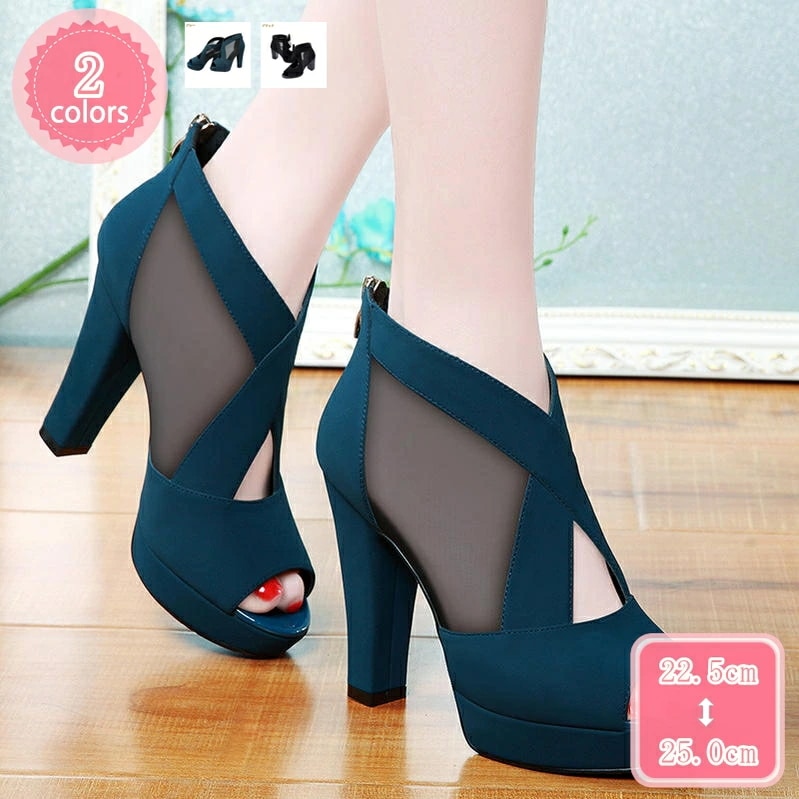 1000円OFFクーポン サンダル ブーツサンダル サマーブーツ レディース 夏 ブーツ 春 靴 ヒールサンダル 歩きやすい 厚底サンダル 太ヒール 疲れない オープントゥ ヒール 7cm オープント 11,337円