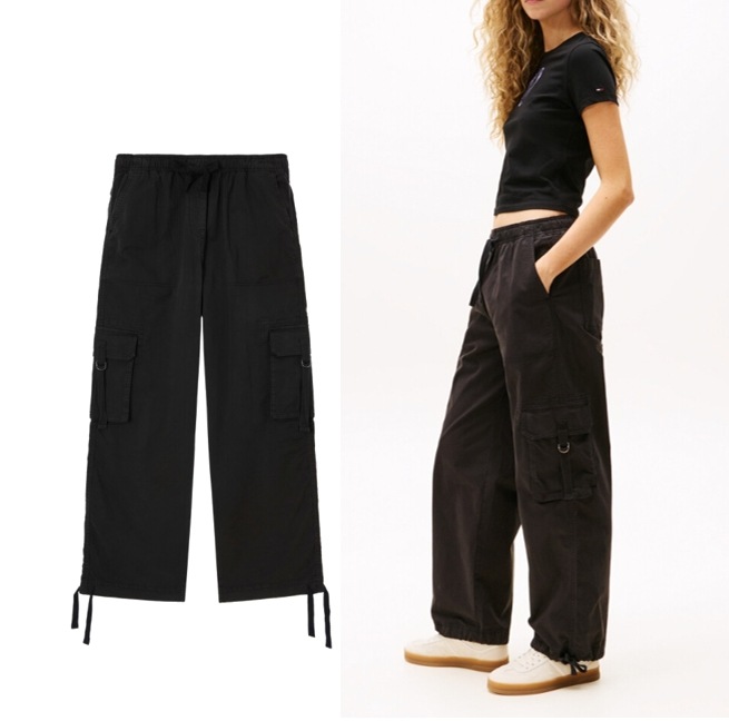 Elastic Cargo Pants (T32F6WPC15TWT1)
