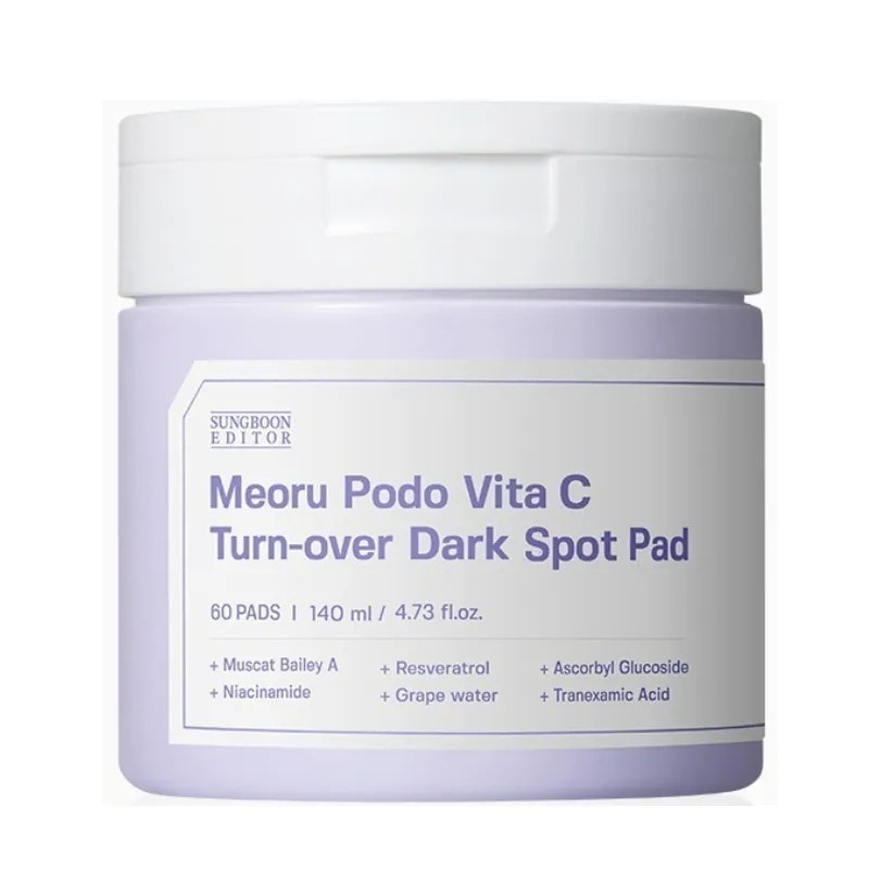 ヤマブドウ ビタC ダーク スポット パッド 60枚入 (鎮静/弾力/保湿/栄養供給/活力/しわ防止)