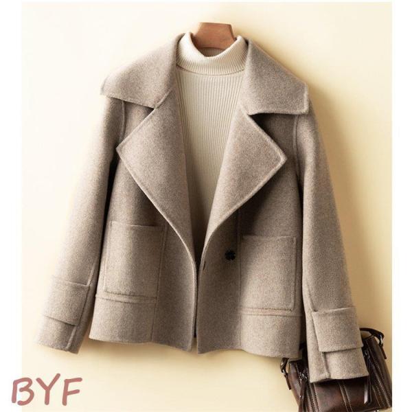 チェスターコート ウール ショートコート レディース ス 秋冬 アウター ウールコート きれいめ 50代 40代 30代 上品 防寒 おしゃれ 通勤 パーティー