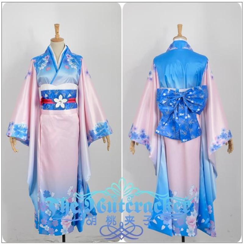 フェイト ステイナイト Fate stay night セイバー Saber アーサー王 和服 浴衣 風 コスプレ衣装 cosplay 仮装 二次会 イベント パーティー