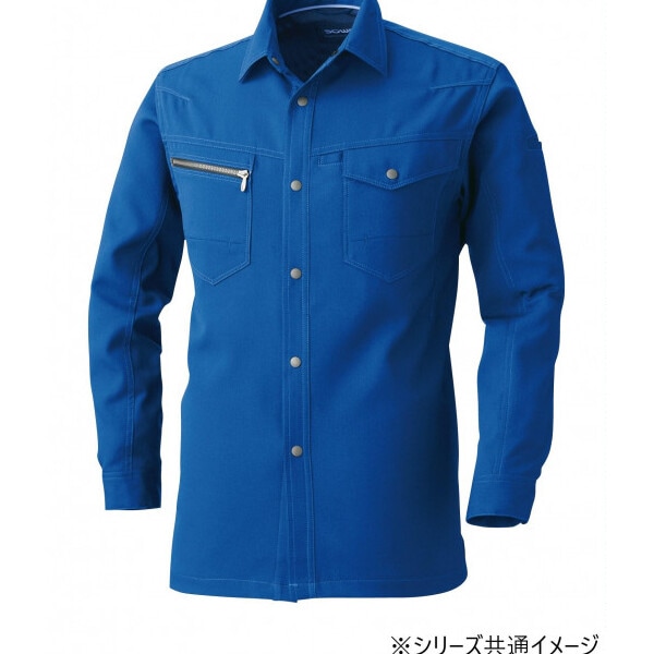 965 長袖シャツ 5Lサイズ ブルー(8) SOWA
