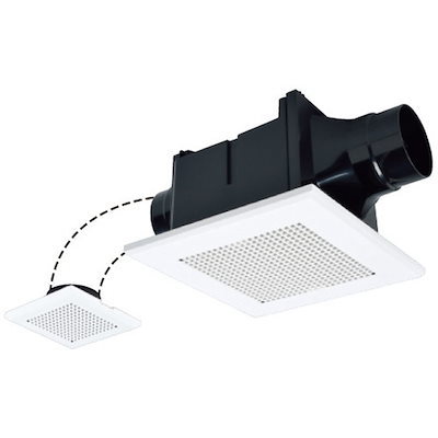 他サイト： 三菱電機 MITSUBISHI ダクト用換気扇 天井埋込形 VD-10ZFC14の商品画像