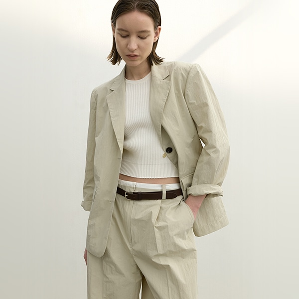 (JK-2947)BIEN SET-UP JACKET