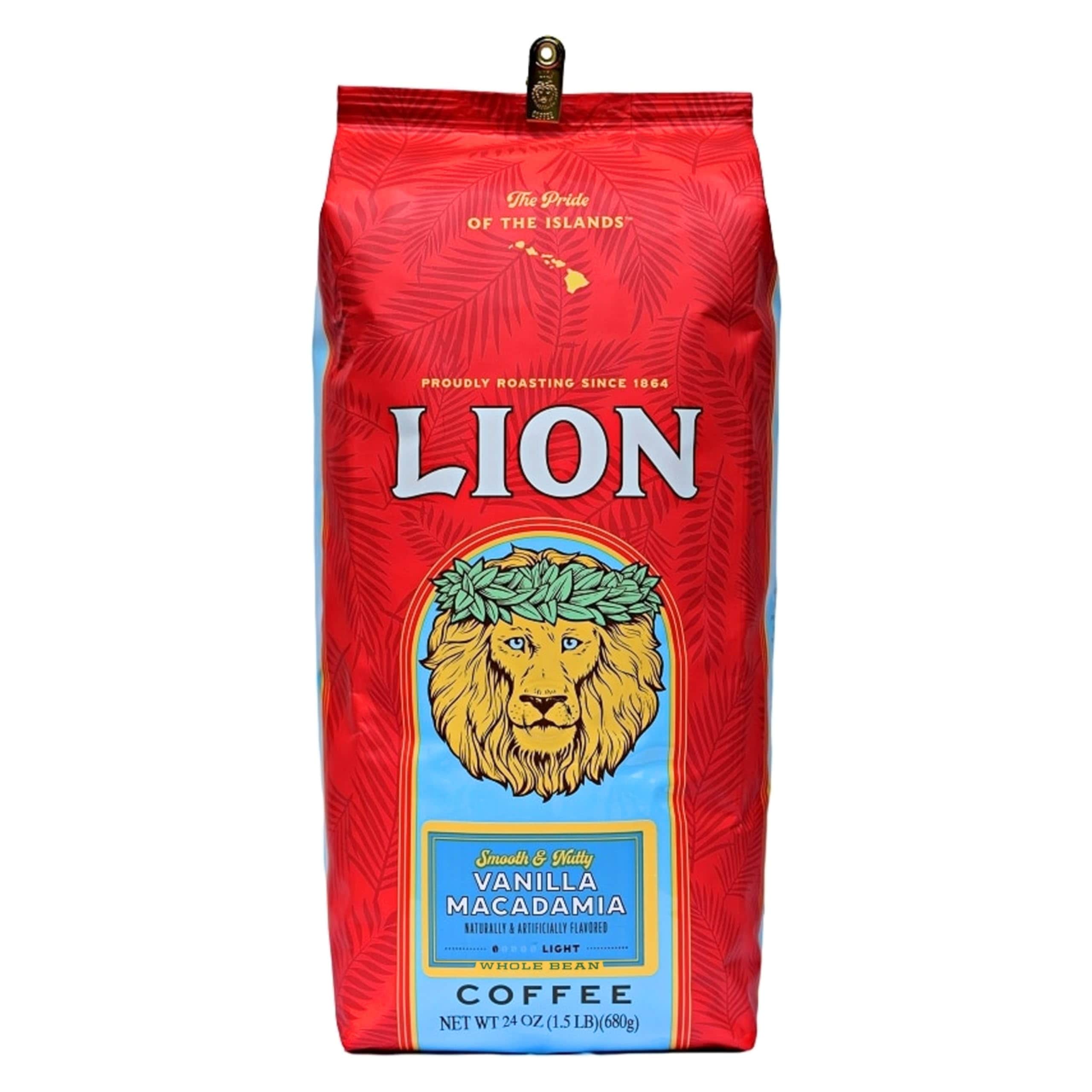 ライオンコーヒー バニラマカダミア 24oz 680g (豆)