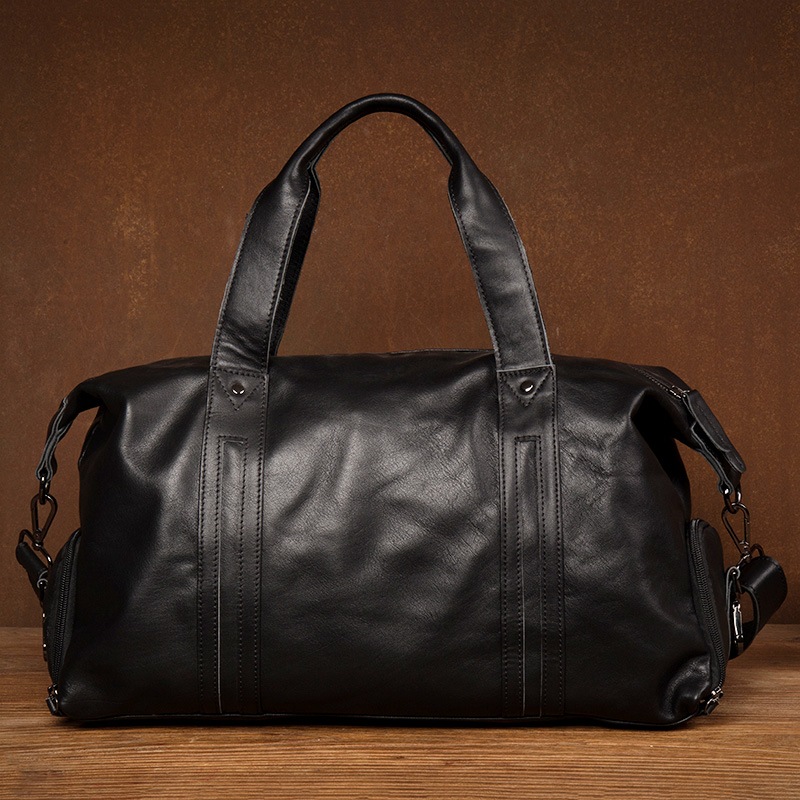スローな時間欧米の潮頭層牛革ハンドバッグ大容量の男性のバッグ革バッグ旅行のコンピュータの肩のバッグ 10,649円