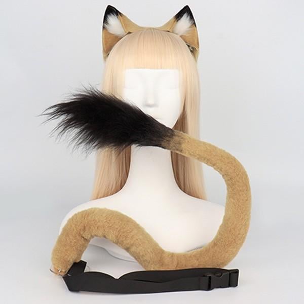 【一部分3日内出荷】コスプレ道具 手作り 尻尾 耳 カチューシャ セット 可愛い ライオン コスプレ cosplay 可愛い 大人用 子供用 仮装 文化祭 学園祭