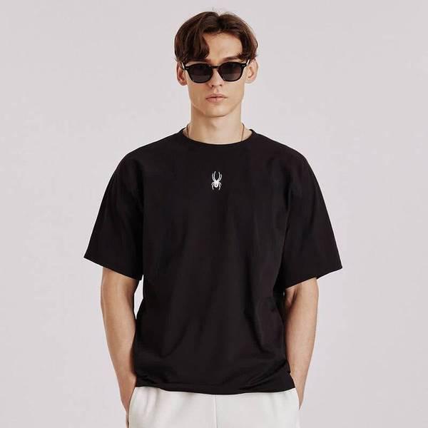 共用ステッチ半袖TシャツSPIMCNRS301UBLK 710150