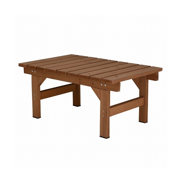 住まいスタイル DE-8755LBR ユニット縁台ベンチ hiyori(ひより) 幅87×奥行55cm 単品 ライトブラウン メーカー直送