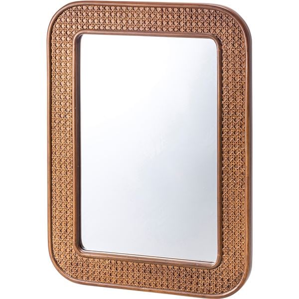 ミラー ブラウン 約W45xD2.5xH60cm