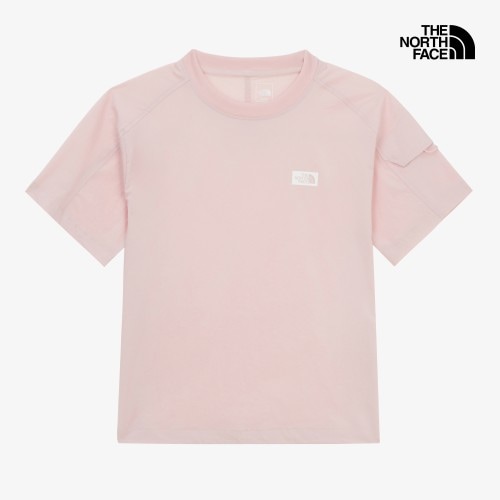 노스페이스 여성 프로스트 반팔 티셔츠 페일핑크 NT7UR35A