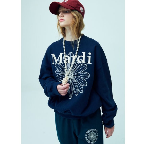 ほぼ新品 Mardi Mercredi マルディ トレーナー HEATHER CORAL exoroom.jp