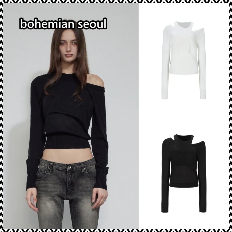 bohemian seoul TANK LAYERED KNIT