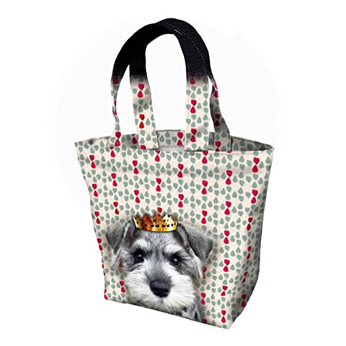 [] ミニトートバッグ シュナウザー
