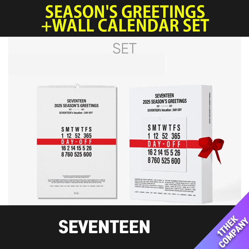 [２種セット]（weverse特典）SEVENTEEN 2025 SEASONS GREETINGS+WALL CALENDAR SET
