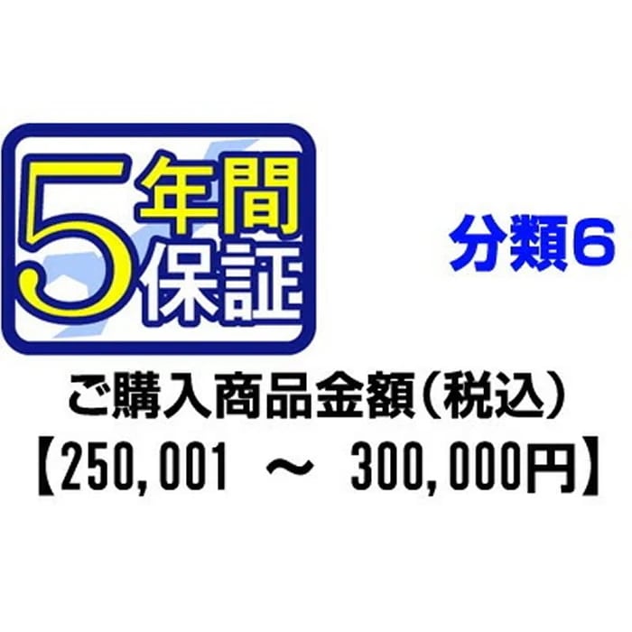 ＰＣあきんどご購入者様対象　延長保証のお申込み(分類6)250001から300000円【個人様限定】