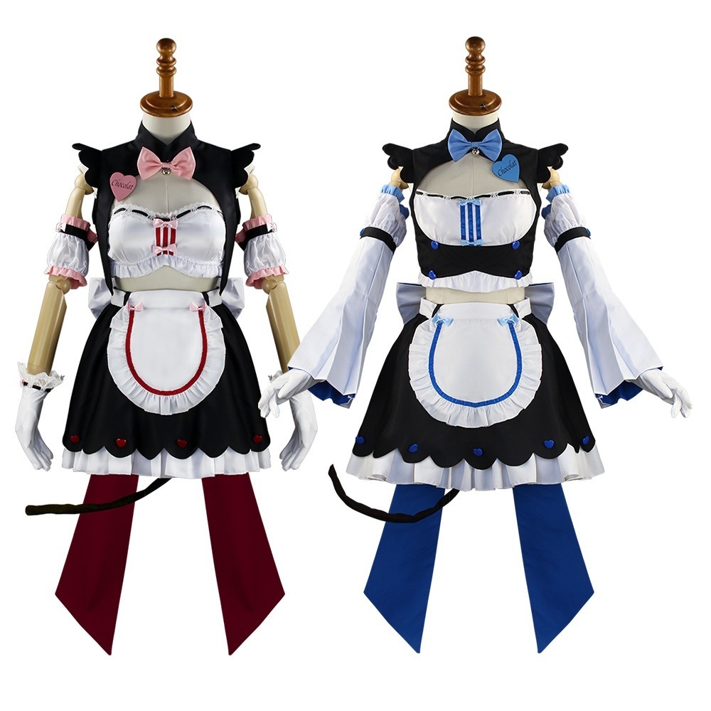 チョコレート&バニラキャットガールパラダイス衣装レーシングガールバニラ衣装メイド衣装