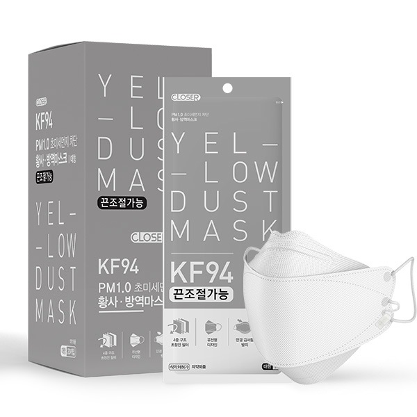 （TF018）の閉鎖ひも調節黄砂防疫用マスクKF94大型（20個）/韓国配送