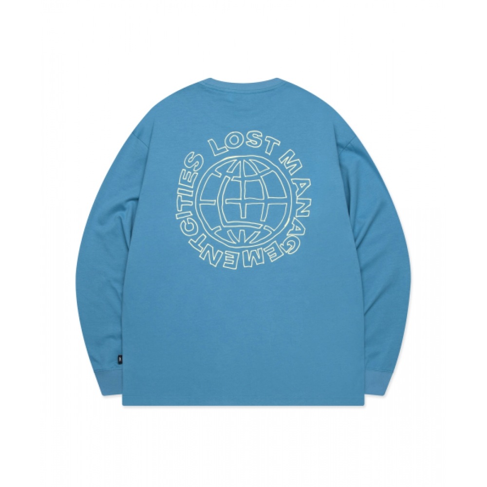 LMC ドゥードルグローブロングシルバー T シャツミント