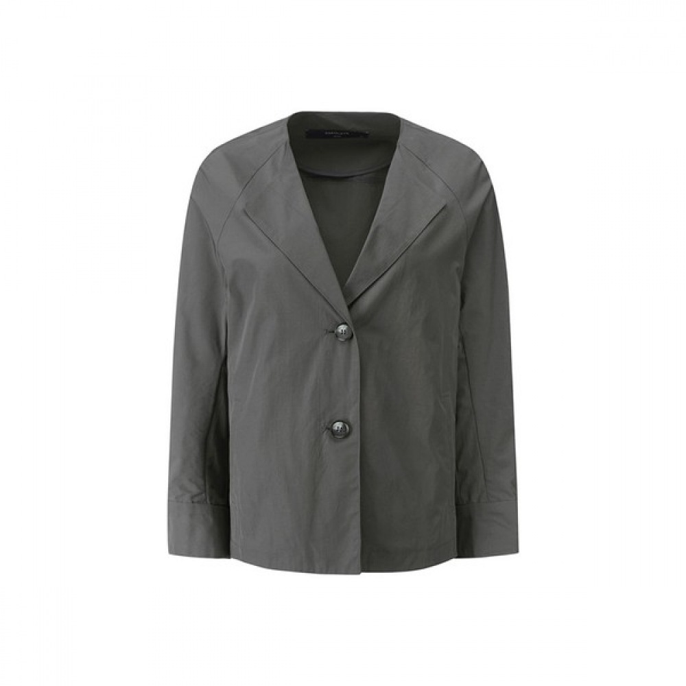 [シャトレーン] チャコール Yネックショートカラージャケット HCBMJK203