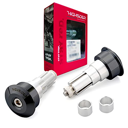 色：ブラック デイトナ(Daytona) HIGHSIDER(ハイサイダー) バイク用 バーエンドミ