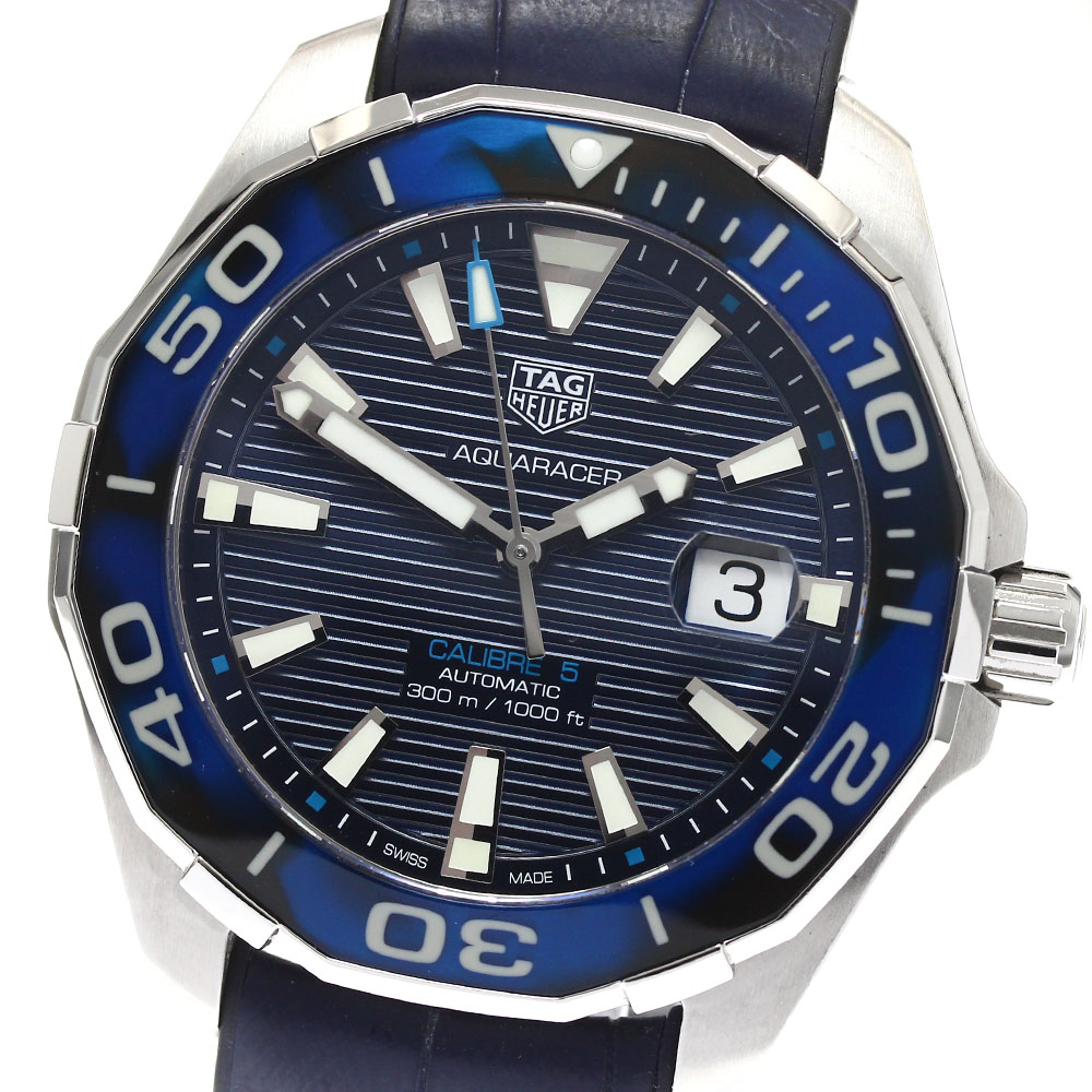 タグホイヤー TAG HEUER WAY201P アクアレーサー キャリバー5 自動巻き メンズ 良品 箱・保証書付き_887886【中古】