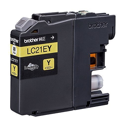 （まとめ買い）インクカートリッジ大容量タイプ イエロー LC21EY [x3]