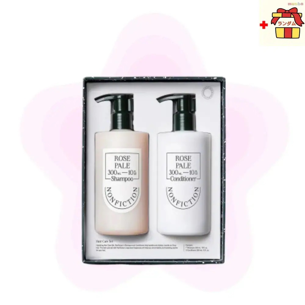 ローズペール ヘアケアセット（シャンプー300ml＋コンディショナー300ml）ヘアケア 韓国コスメ ギフトセット 女性 人気 フレグランスシャンプー