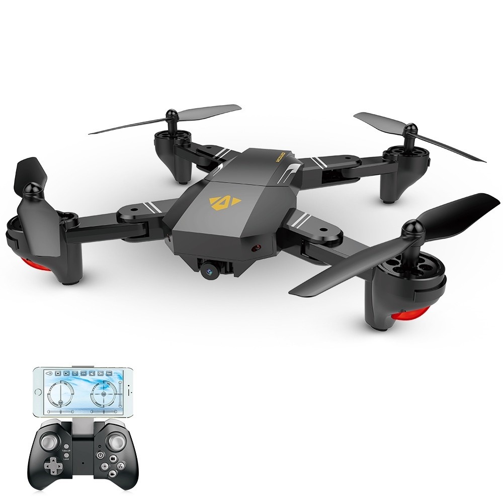 VISUO XS809Wアップグレード版XS809HW 2.4G Foldable RCクアドコプターWifi FPVセルフドロードローン - RTF