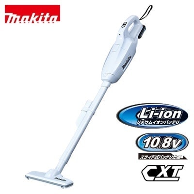 マキタ 掃除機 紙パック式 充電式クリーナー CL107FDSHW バッテリ・充電器付き 【送料無料】