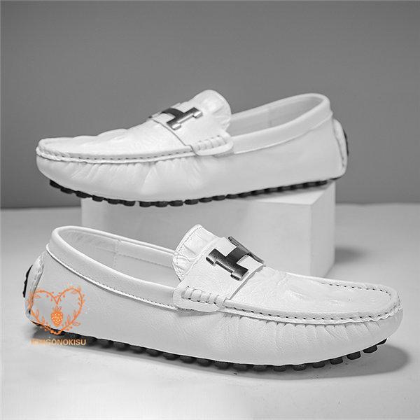 ドライビングシューズ メンズ ローファー 本革 モカシン シューズ ローファーシューズ 防滑ソール リゾート 疲れない 車の運転
