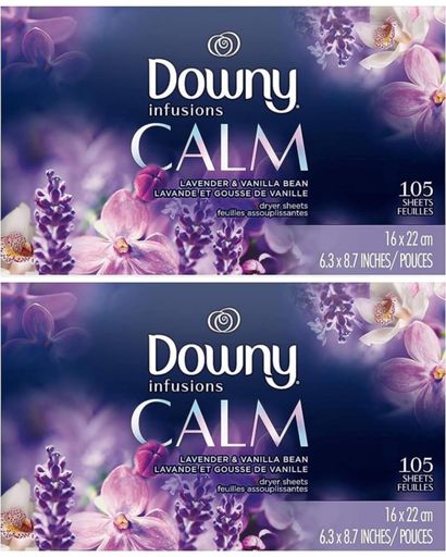 【2個セット】ダウニー シート インフュージョン ラベンダー&バニラ 105枚×2