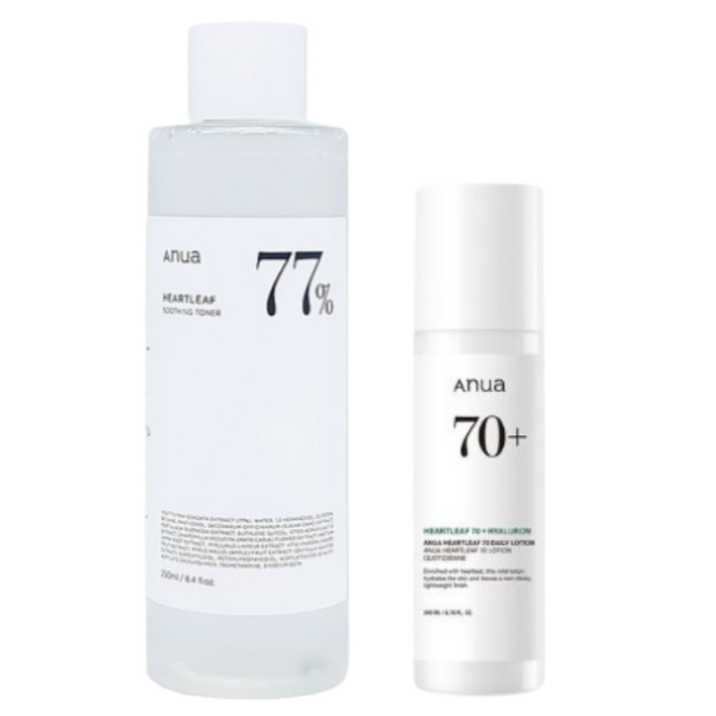[1+1]ドクダミ77トナー500mL/Lotion200ml/80%保湿鎮静アンプル30mL/Cleansing Oil 200mlセット - 敏感肌＆水分充填/Qoo10メガ割/SNSで話題