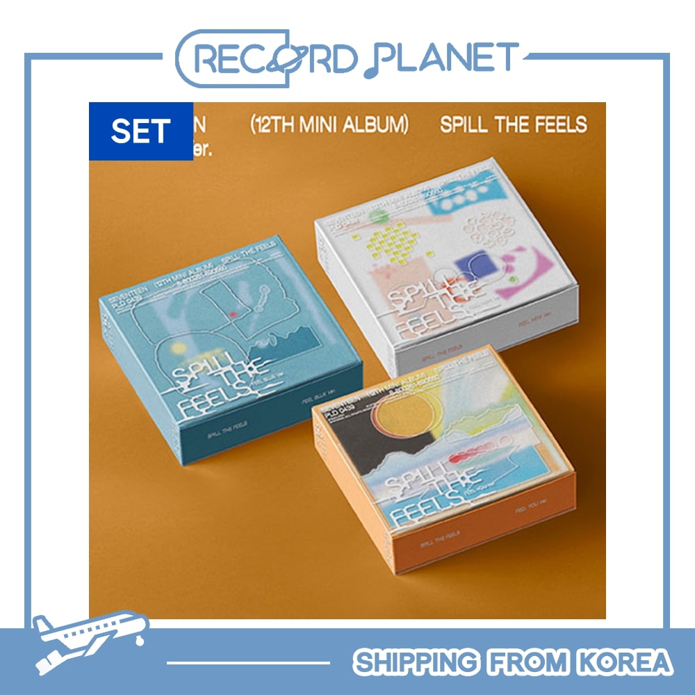 3種セット SEVENTEEN - 12th Mini Album SPILL THE FEELS (STANDARD ver.)