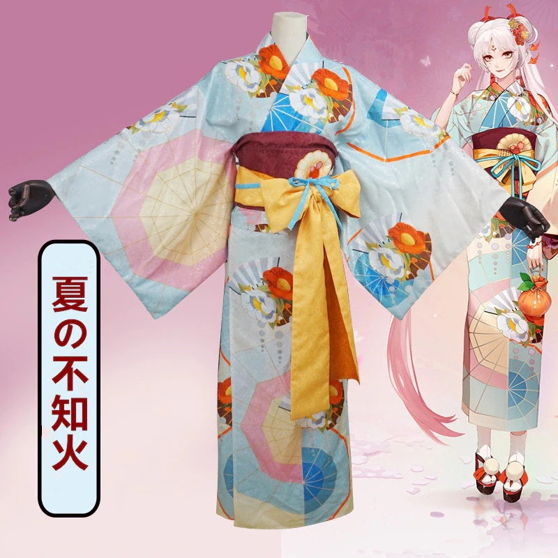 陰陽師 不知火 しらぬい 着物 コスプレ衣装 コスチューム 学園祭 イベント 文化祭