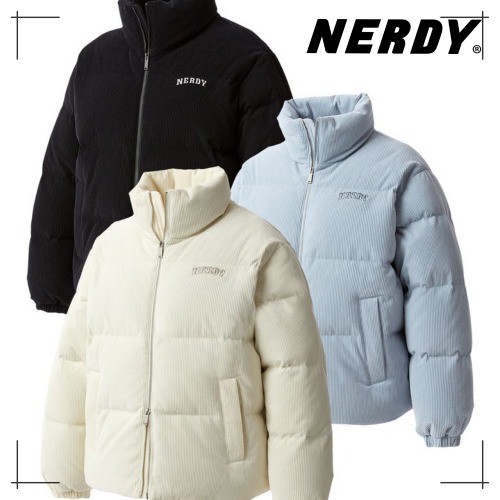 NERDY 公式正規品 ダウン Corduroy Down Jacket (24FW)
