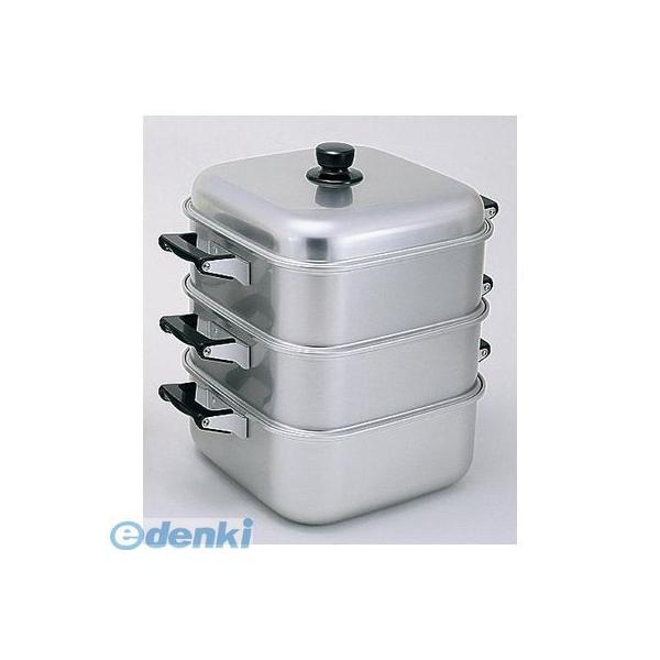 アカオ アルミ 角型蒸器 36cm 二重 蒸し器 ⑵ 【公式通販】