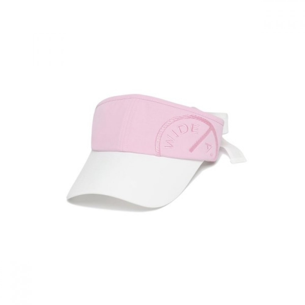 [ワイドアングル] レディース CO カラーリボンバイザー_WWP24C05P5