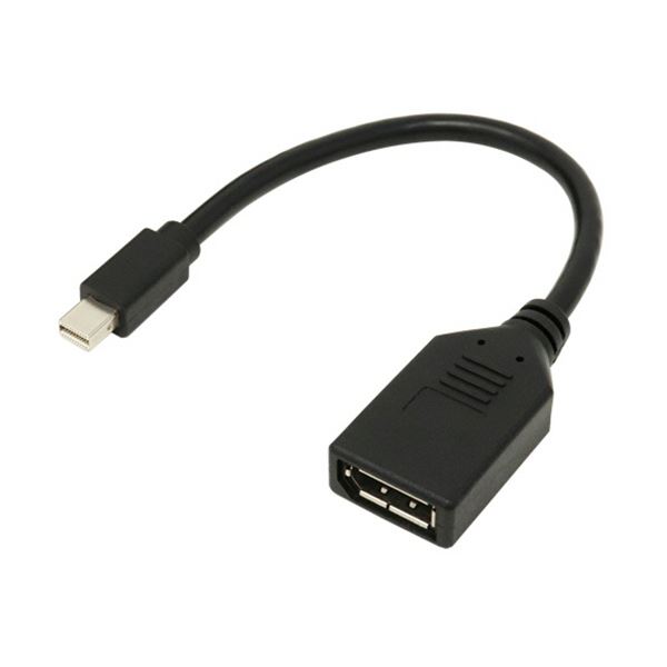 （まとめ） AINEXMini DisplayPort-DisplayPort変換ケーブル 20cm ブラック AMC-MDPDP 1本 [x3セット]