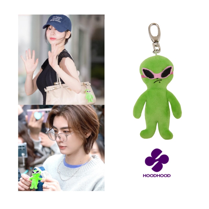 [aespa カリナ BOYNEXTDOOR イハン SEVENTEEN スングァン NCTドヨン 着用]Alien keyring キーホルダー