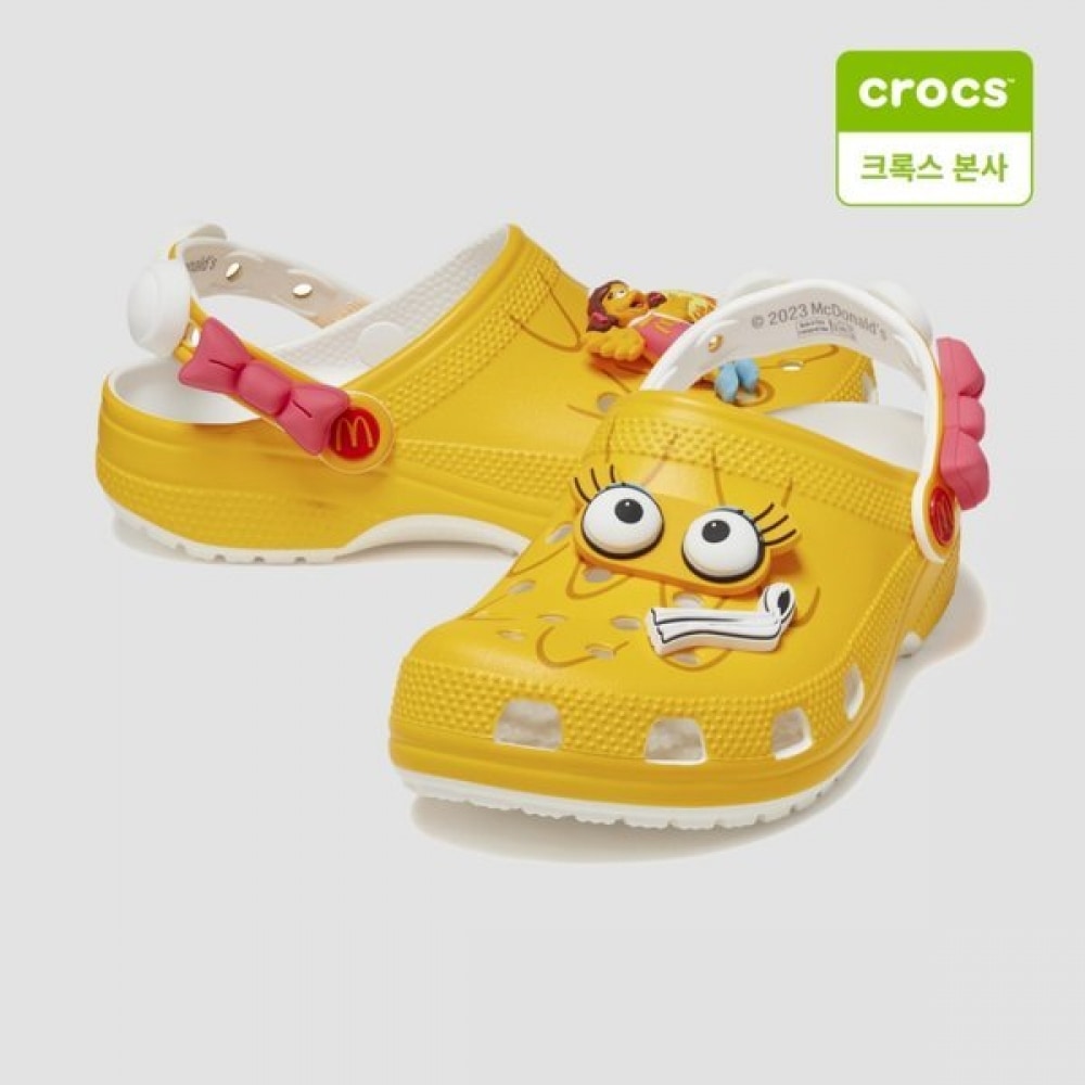 クロックスガレリアクロックスヘッドクオーターマクドナルド × クロックスクラシッククロッグ 208696-7