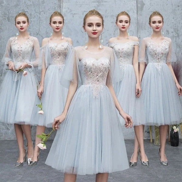 【急速出荷 2026年新作】パーティドレス カクテルドレス フォーマルドレス お呼ばれ 結婚式 ブライダル 二次会　披露宴　謝恩会　成人式　演奏会 ブライズメイド　カラードレス ミモレ丈　ひざ下丈　ミ