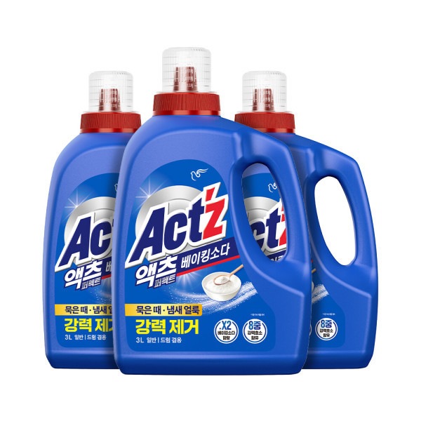 液体洗剤 アクツ パーフェクト ベーキングソーダ 3L 3個兼用