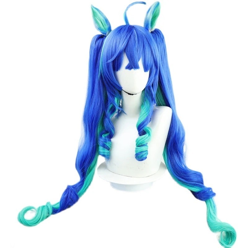 ウマ娘 プリティーダービー ツインターボ 風 コスプレ ウィッグ かつら ハロウィン ネット