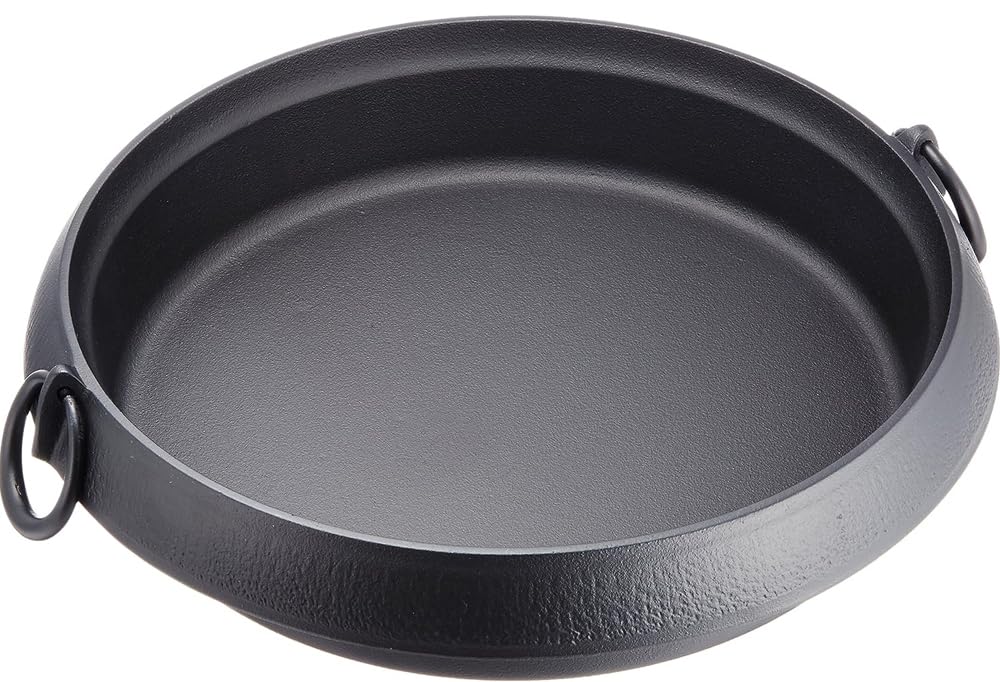 岩鋳 Iwachu すき焼き鍋 美肌 大 黒焼付 IH対応 南部鉄器 20015