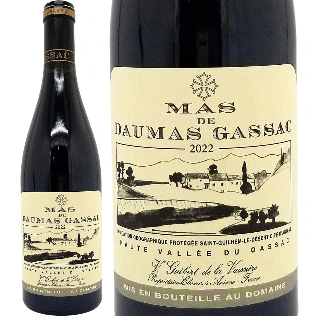 2022 マス ド ドマ ガサック ルージュ IGP サン ギレーム ル デゼール 750ml マス ド ドマ ガサック 南仏 赤ワイン コク辛口 ^D0SAGR22^