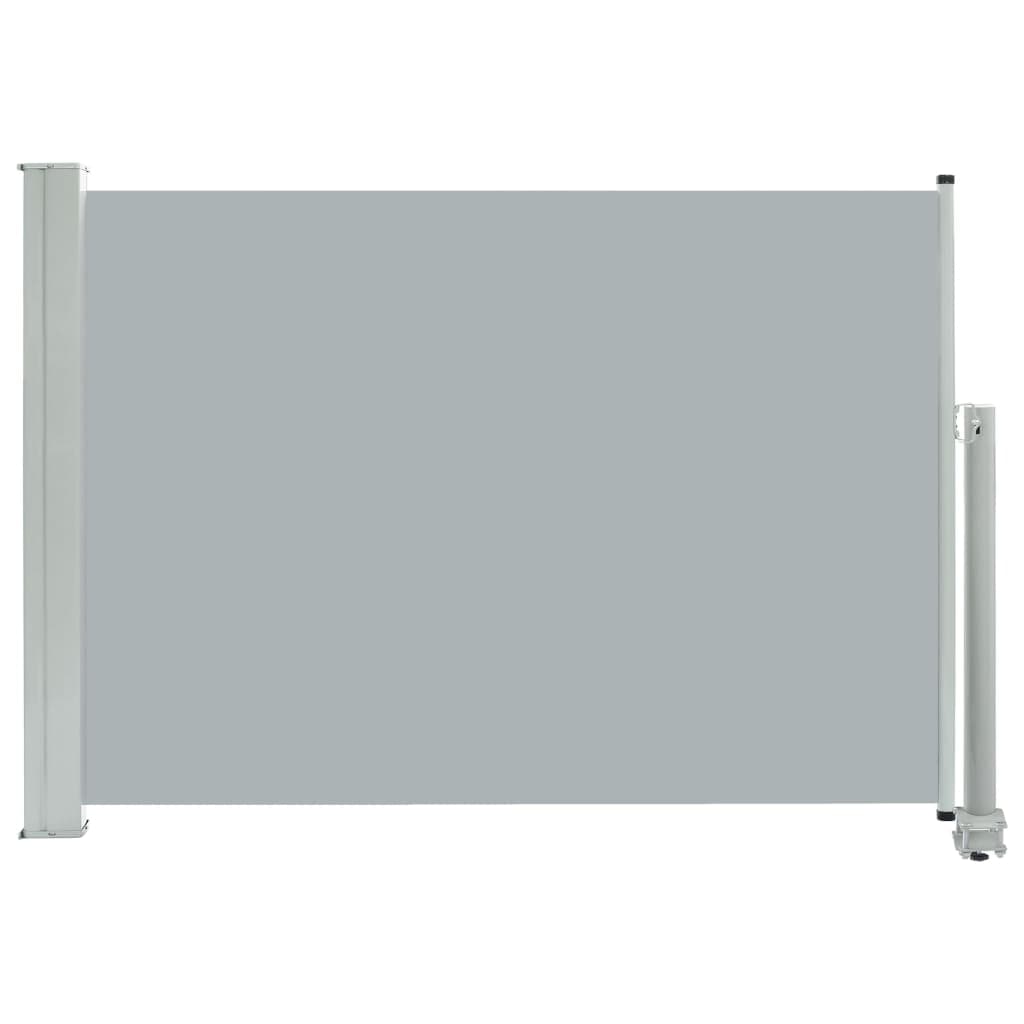 パティオ用 引き込み式サイドオーニング 80x300cm グレー