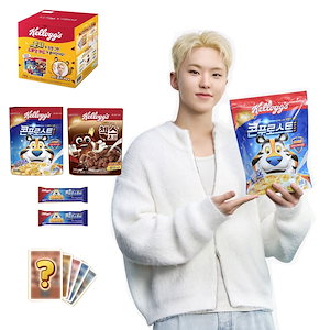 【韓国期間限定】 SEVENTEEN ホシシピックシリアル コンフロスト チェックスチョコ シリアルバー ホシドローイングカード付き